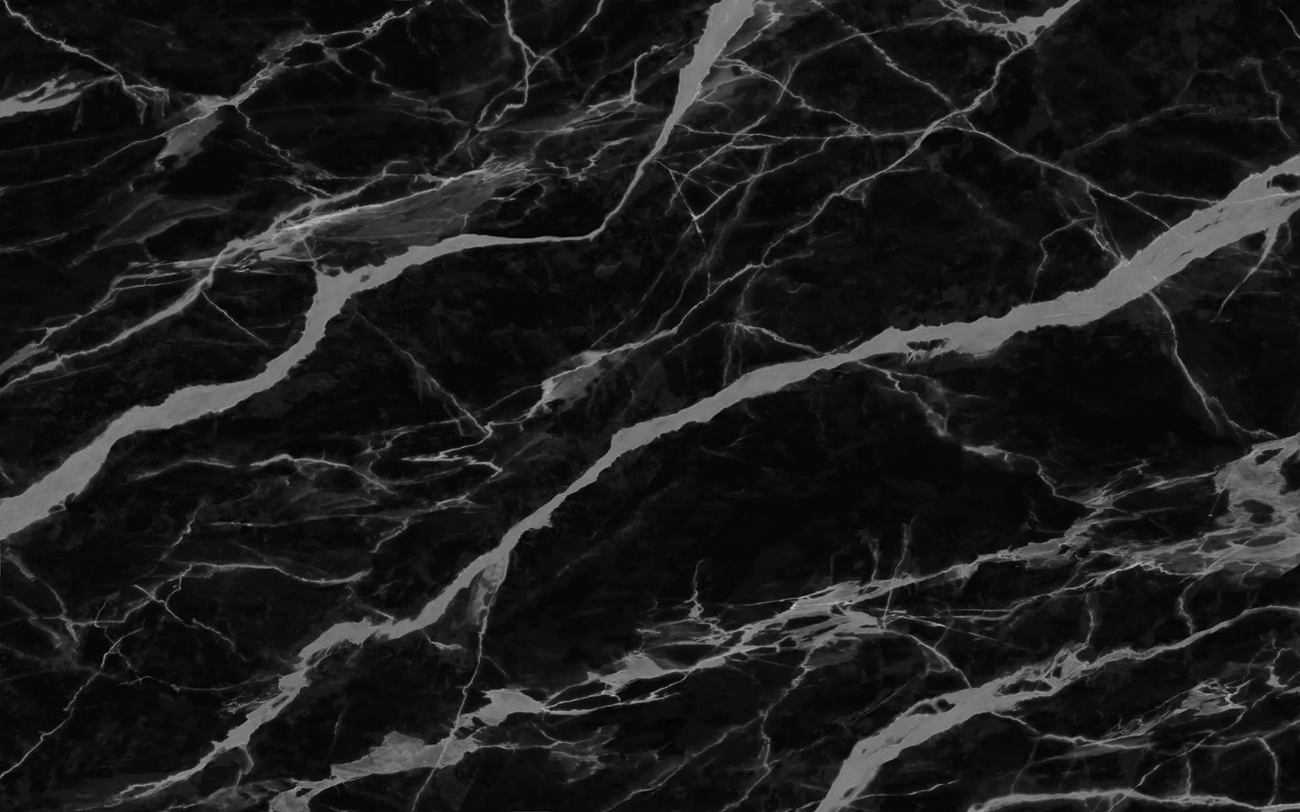 декоративен стенен панел- Black marble texture with gray veins