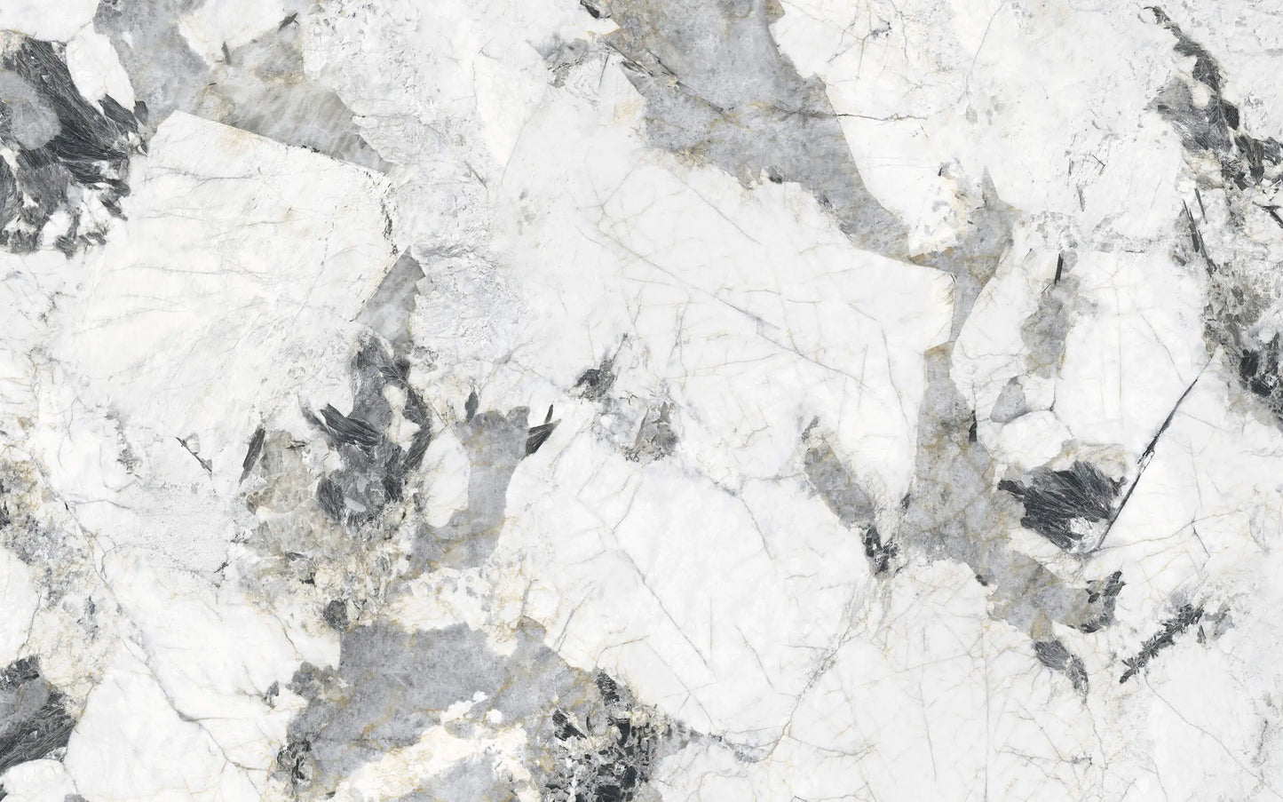 декоративен стенен панел - Close-up of a white marble with gray veining